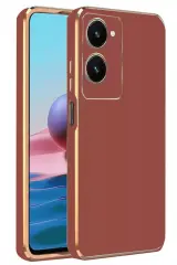 Newface Vivo Y18 Kılıf Volet Silikon - Kırmızı