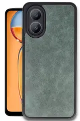 Newface Oppo A38 Kılıf Aras Deri Kapak - Koyu Yeşil