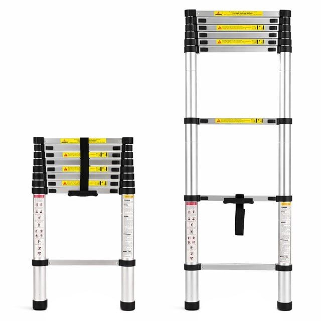 Sunup Sn-29688 4.2 Metre Geri Çekilebilir Merdiven Karavan & Tekne Katlanır Alüminyum