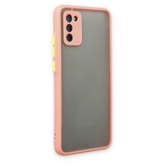 Samsung Galaxy A02s Kılıf Montreal Silikon Kapak - Pembe