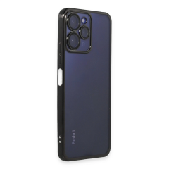 Xiaomi Redmi 12 Kılıf Razer Lensli Silikon - Siyah
