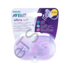 Philips Avent Ultra Soft 2li Emzik 0-6 Ay - Kız