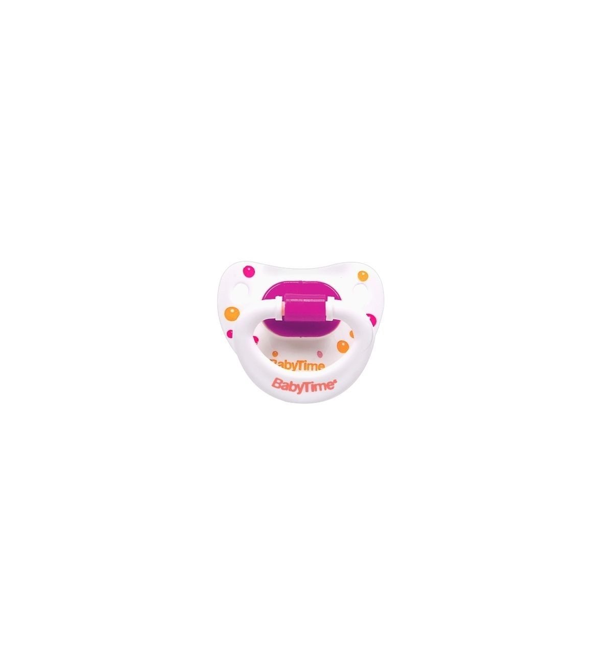 BabyTime BT122 Silikon Damaklı Desenli Emzik N.1 - Mor