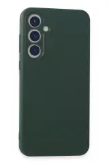 Newface Samsung Galaxy A55 5g Kılıf First Silikon - Koyu Yeşil