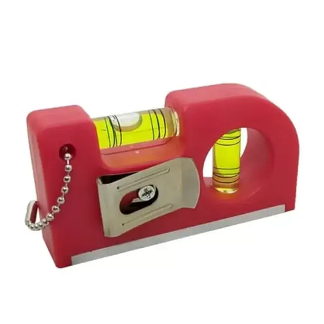 Powermaster Kırmızı 85 Mm Mıknatıslı Mini Su Terazisi