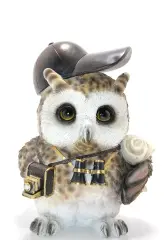 Steampunk Polyester Baykuş Figürü Model 2