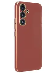 Newface Samsung Galaxy M34 5g Kılıf Volet Silikon - Kırmızı