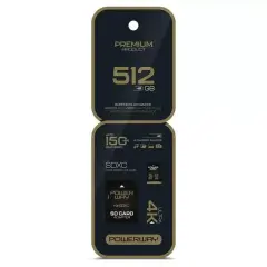 Powerway Premium 512 Gb 150mb/s Ultra Hızlı 4k Destekli Sdxc Hafıza Kartı
