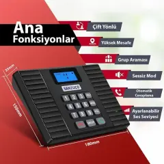 Hello F60d Dc 5v 1a İnterkom Kapalı Devre Konuşma Sistemi