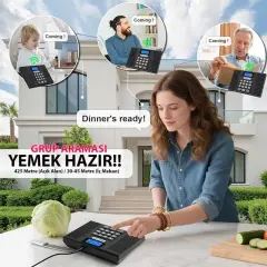 Hello F60d Dc 5v 1a İnterkom Kapalı Devre Konuşma Sistemi