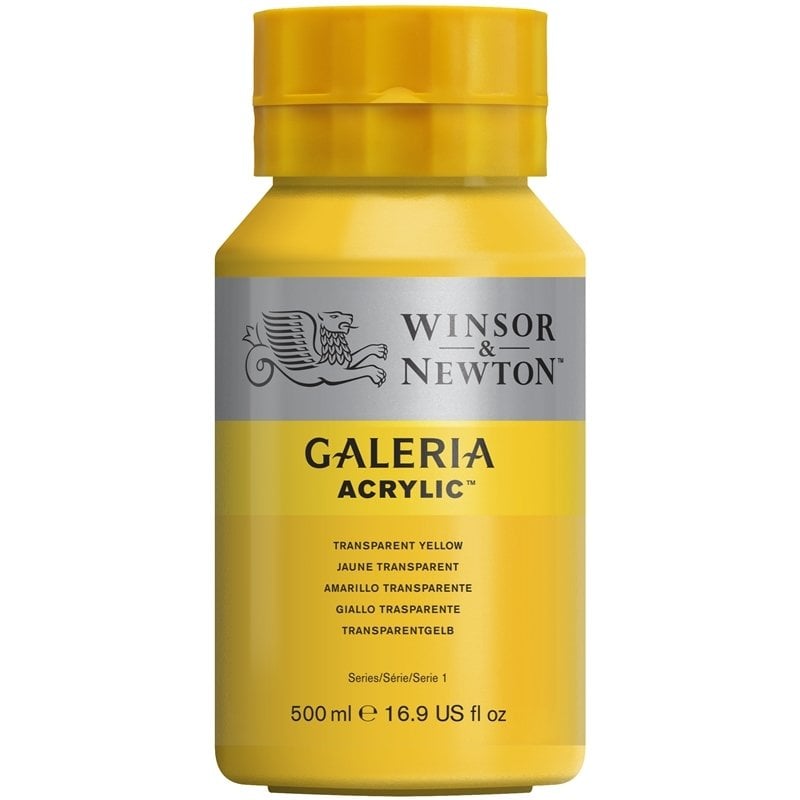 Galeria Akrilik Boya 500ml - Transparent Yellow 653