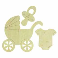 Ahşap Paket Süs N:KD323
