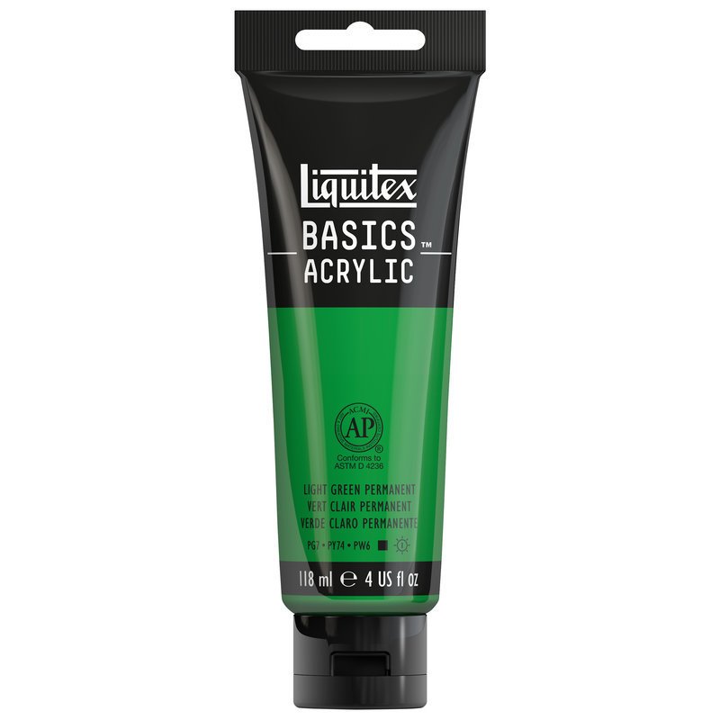 Basics Akrilik 118ml - Light Green Permanent 312