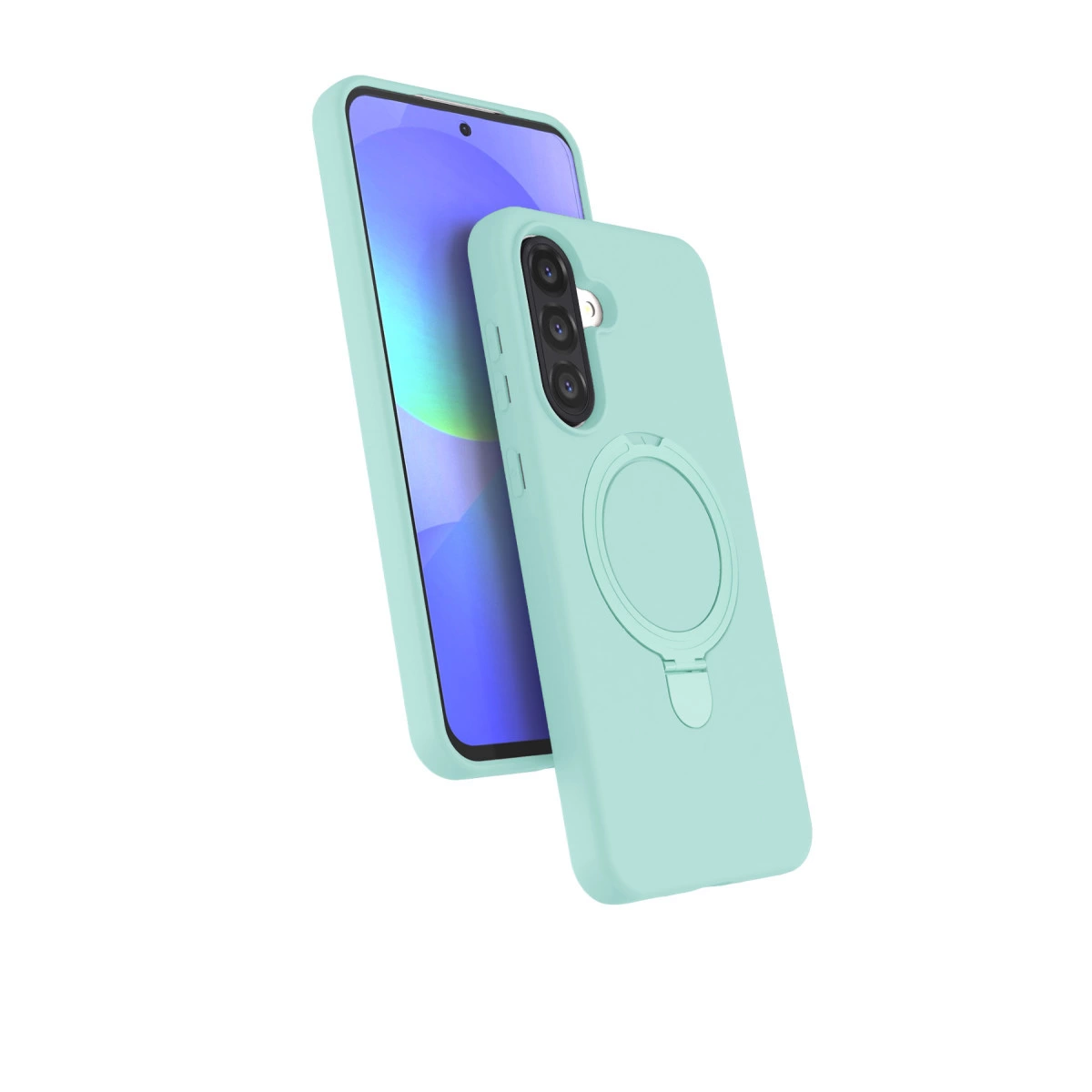 Samsung Galaxy A26 Regal Magsafe Standlı Kapak - Su Yeşili