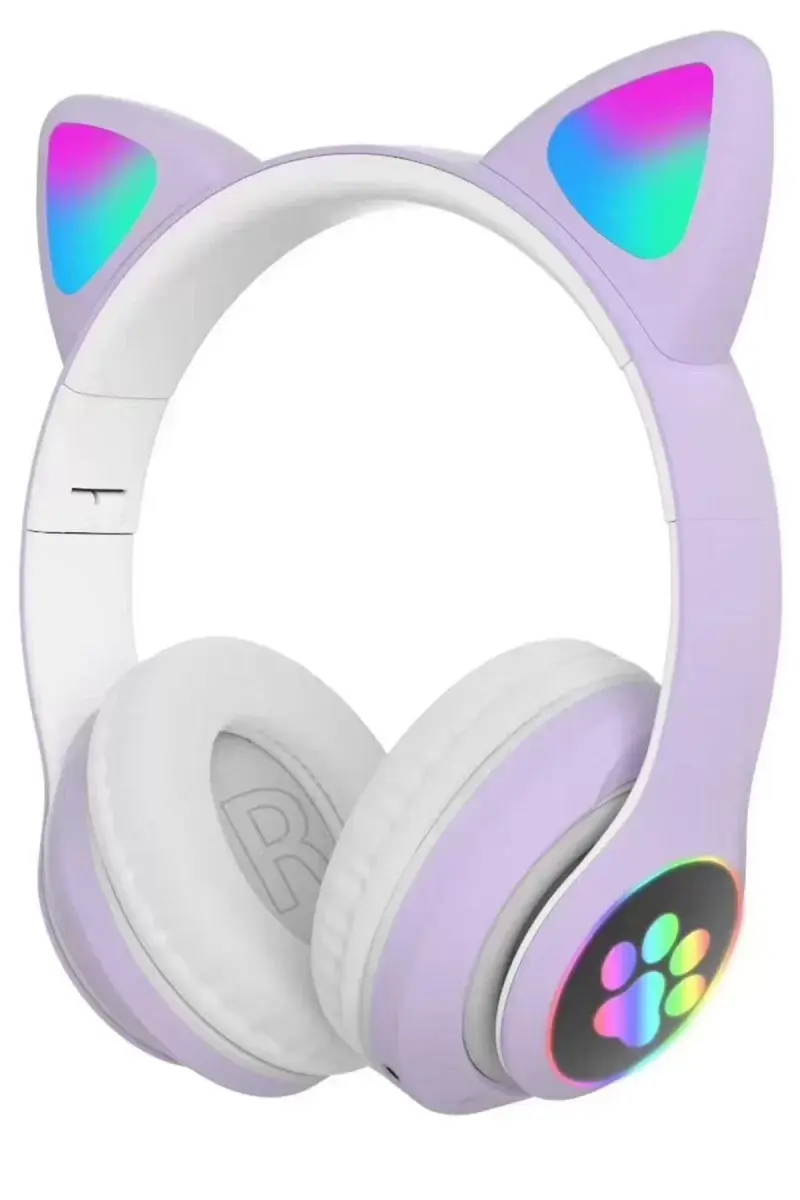 Karler Bass Stn28 Kablosuz Kedi Kulaklık - Lila