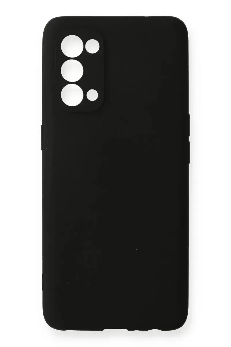Newface Oppo Reno 5 Pro Kılıf First Silikon - Siyah