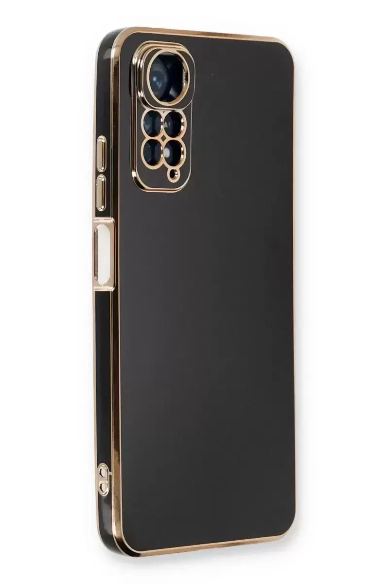 Newface Xiaomi Redmi Note 11 Kılıf Volet Silikon - Siyah