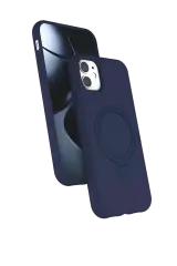 Newface Apple İphone 11 Regal Magsafe Standlı Kapak - Lacivert
