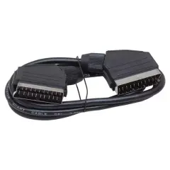 Powermaster 1.2 Metre 7 Mm Tırnaklı Scart Scart Kablo