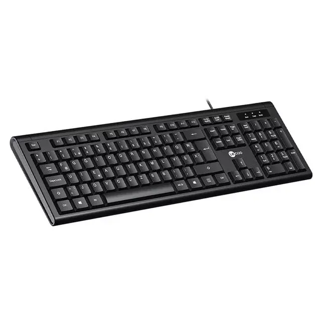 Lenovo Lecoo Kb101 Usb Kablolu Siyah Türkçe F Klavye