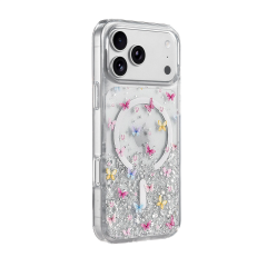 Onegif  İphone 17 Pro Max Misk Simli Magsafe Kapak - Desen 4