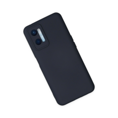 Oppo A96 Kılıf Nano İçi Kadife Silikon - Lacivert