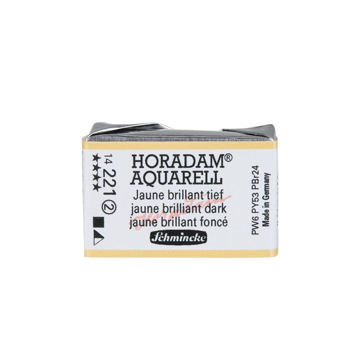 Horadam Artist Tam Boy Tablet Suluboya - Jaune Brilliant Dark - Seri 2