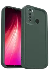 Newface Xiaomi Redmi Note 8 Kılıf Viera Silikon - Koyu Yeşil