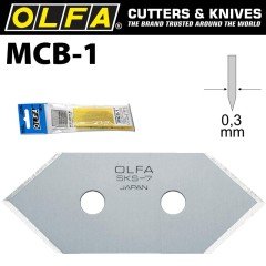 45'' Maket Bıçağı Yedeği 5'li Paket N:Mcb-1
