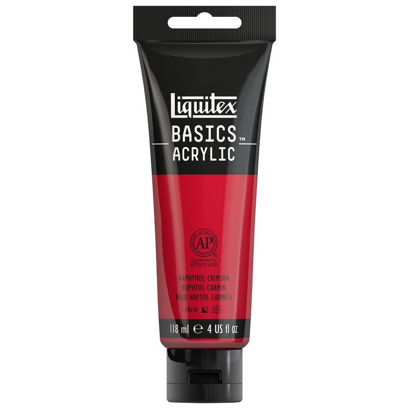 Basics Akrilik 118ml - Naphthol Crimson 292
