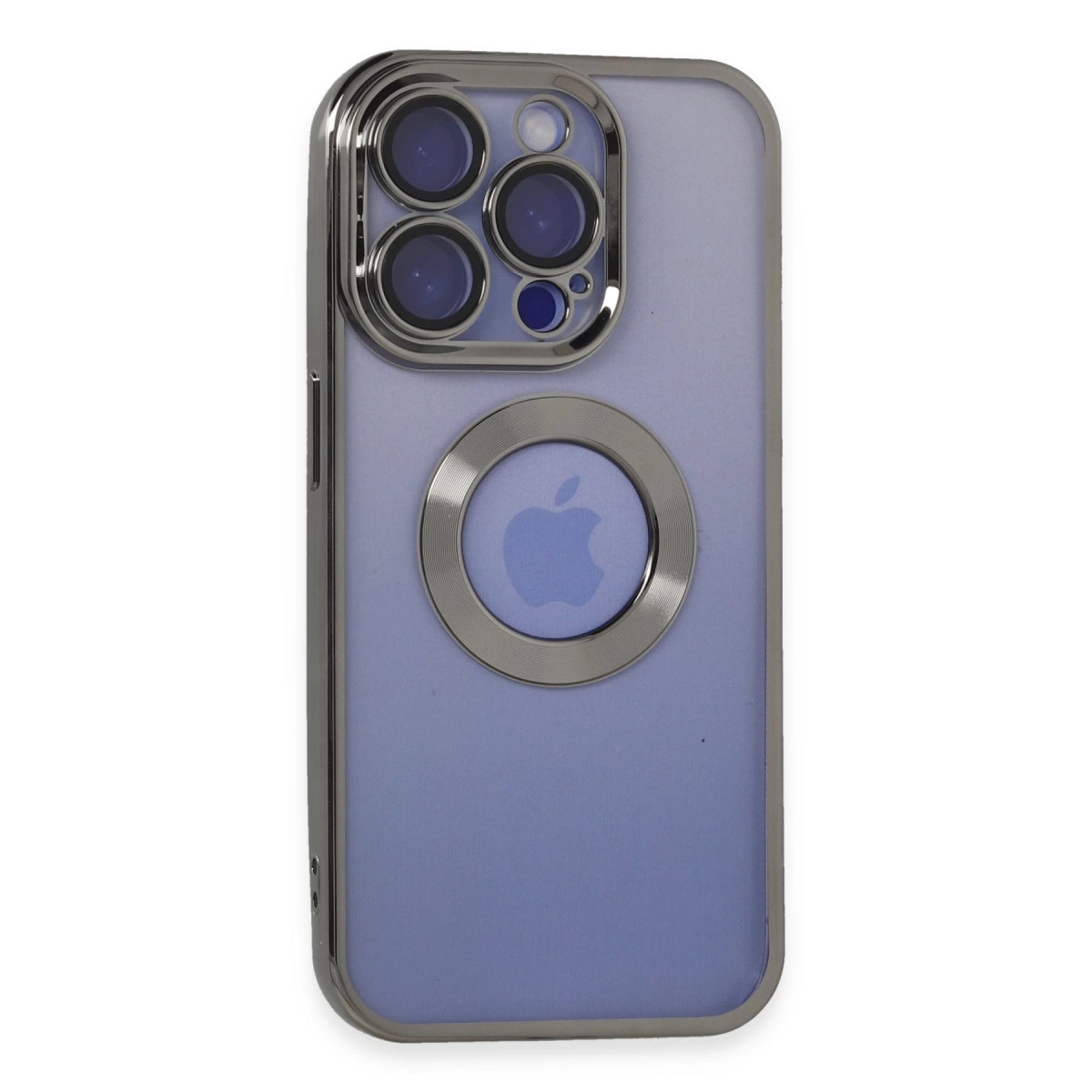İphone 15 Pro Kılıf Slot Silikon - Titan Gri