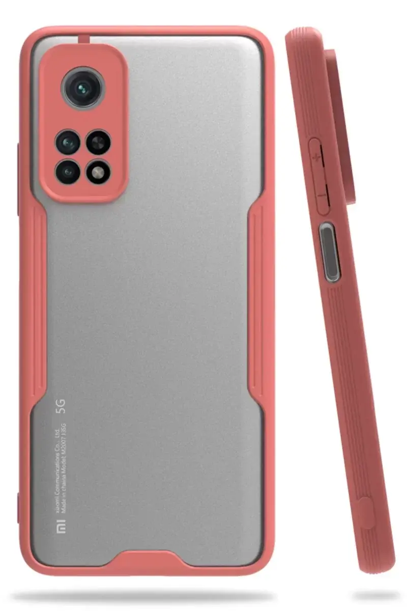 Newface Xiaomi Mi 10t Pro Kılıf Platin Silikon - Pembe