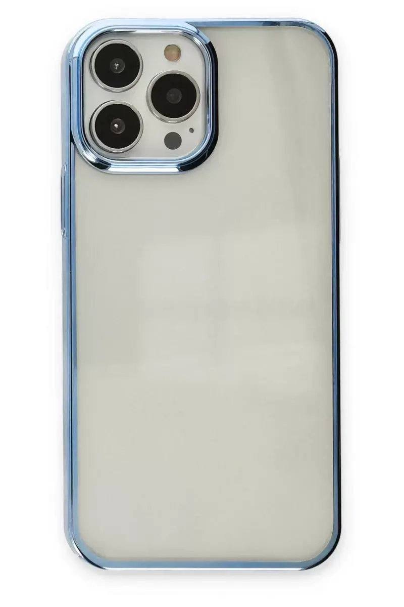 Newface Apple İphone 14 Pro Max Kılıf Element Silikon - Sky Blue