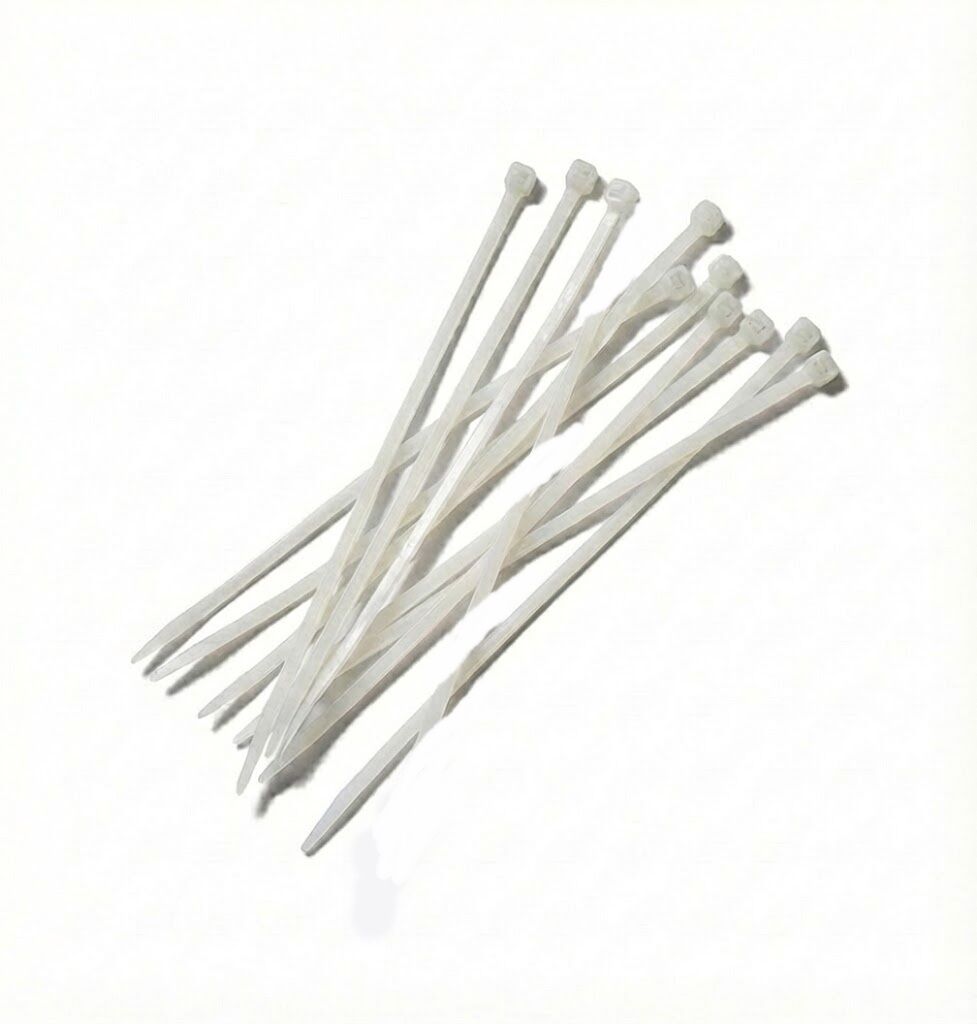 Kablo Bağı Kelepçe Cırt 4,8x400mm 10'lu Beyaz