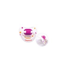Babytime BT124 Silikon Damaklı Desenli Emzik No:3 - Mor