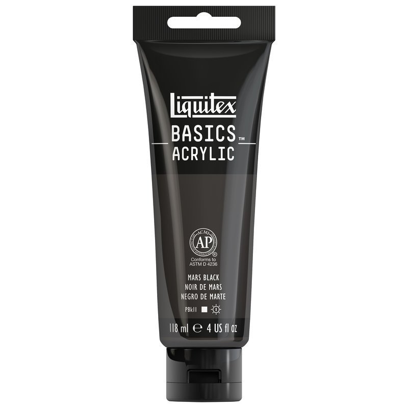 Basics Akrilik 118ml - Mars Black 276