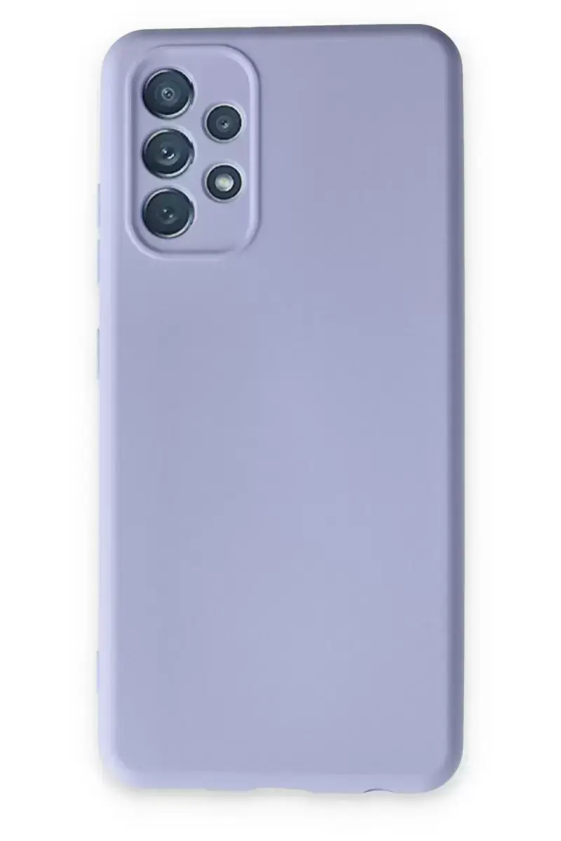 Newface Samsung Galaxy A13 4g Kılıf Nano İçi Kadife Silikon - Lila
