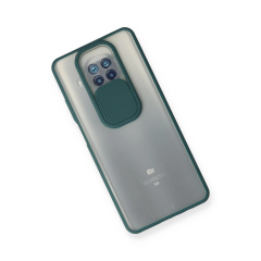 Xiaomi Mi 10t Lite Kılıf Palm Buzlu Kamera Sürgülü Silikon - Yeşil