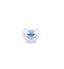 BabyTime BT124 Silikon Damaklı Desenli Emzik No 3 - Mavi