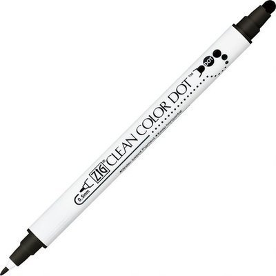 Clean Color Dot 0,5 mm Çift Uçlu TC-6100 010 Black