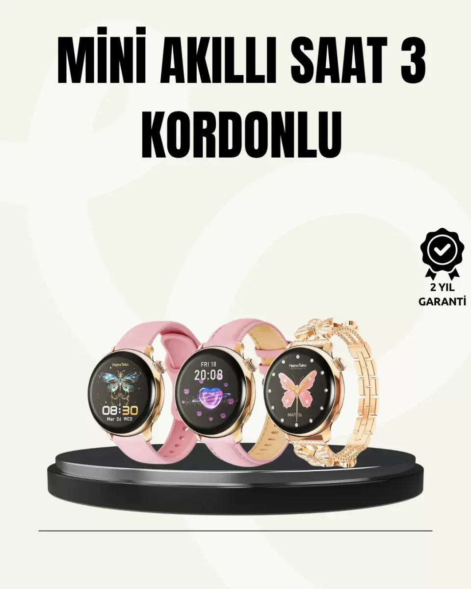 Akıllı Saat – Şık Tasarım, Uzun Pil Ömrü Ve Su Geçirmez Özellik