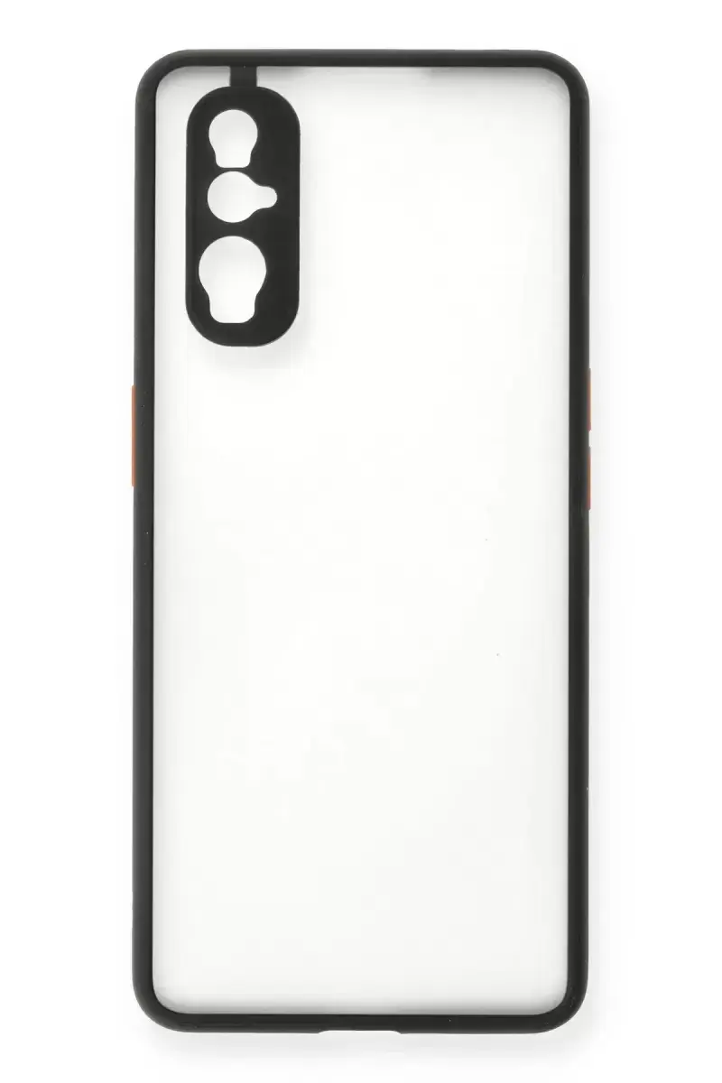 Newface Oppo Find X2 Kılıf Montreal Silikon Kapak - Siyah