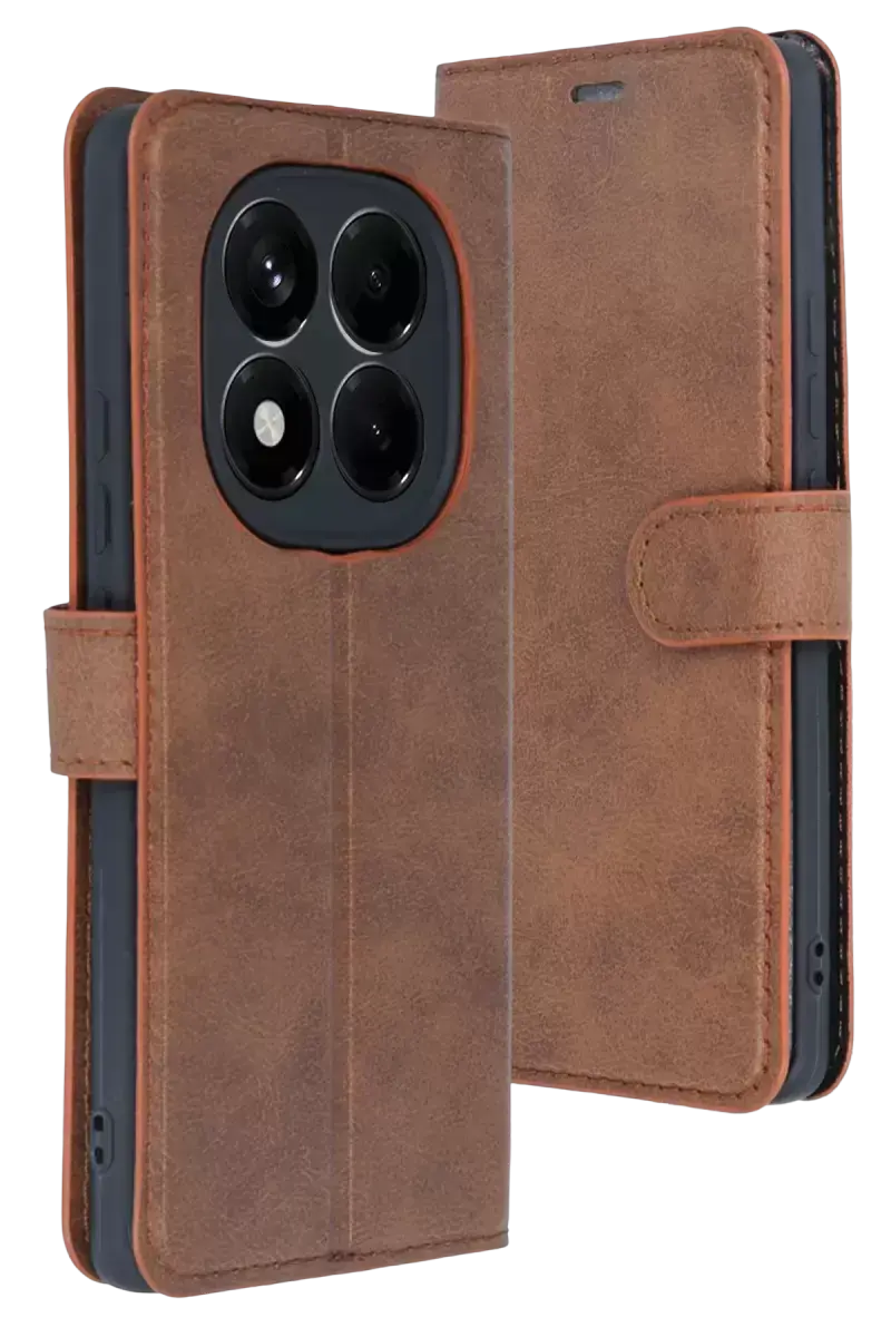 Newface Xiaomi Redmi Note 15 Pro 4g Trend S Plus Kapaklı Kılıf - Taba