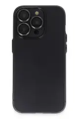 Newface Apple İphone 13 Pro Kılıf Luko Lens Silikon - Siyah