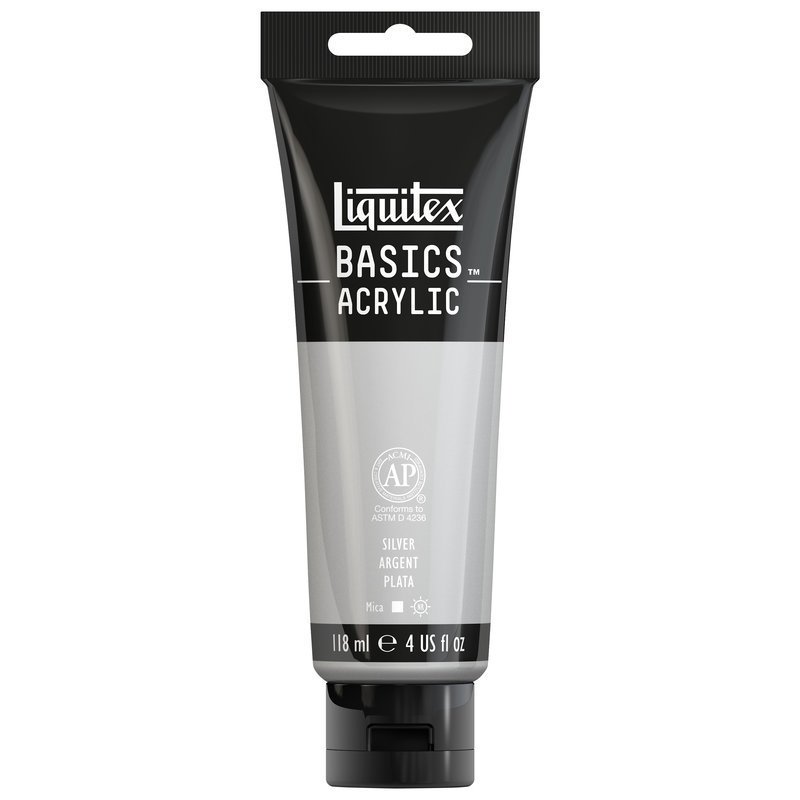 Basics Akrilik 118ml - Silver 236