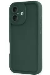 Newface İphone 16 Kılıf Viera Silikon - Koyu Yeşil