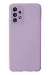 Newface Samsung Galaxy A53 5g Kılıf Lansman Glass Kapak - Lila