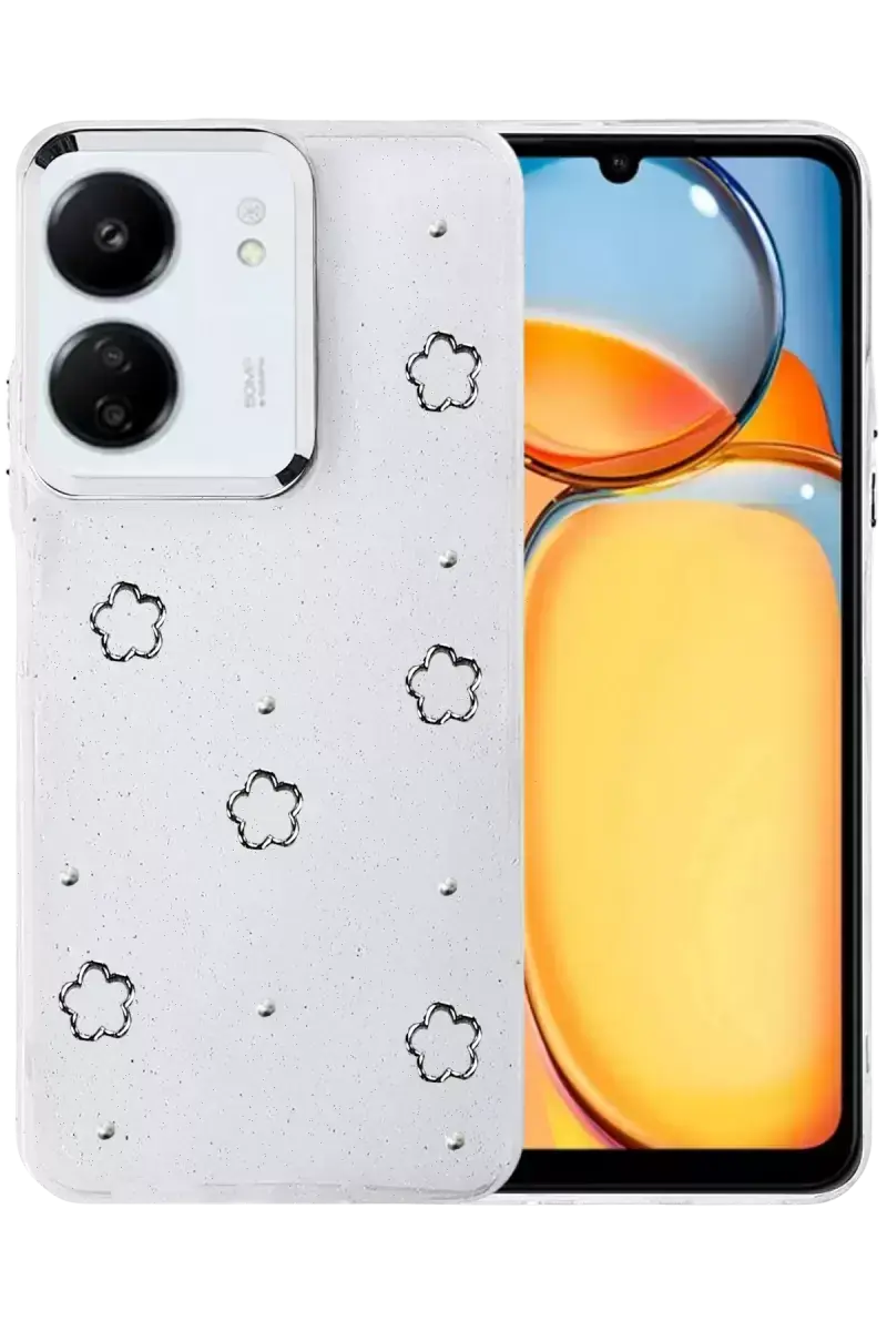 Newface Xiaomi Redmi 13c Fiyonk Desenli Kapak - Desen 2
