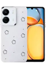 Newface Xiaomi Redmi 13c Fiyonk Desenli Kapak - Desen 2