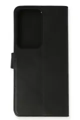 Newface Samsung Galaxy S20 Ultra Trend S Plus Kapaklı Kılıf - Siyah